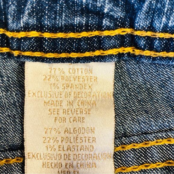 Y2k Phat Fashions Silver Label Jeans Flare Leg Iconic Cat Logo on back pocket - Picture 8 of 16